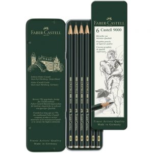Set de 6 lápices Faber Castell 9000