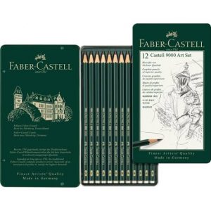 Set de 12 lápices Faber Castell 9000 Art Set