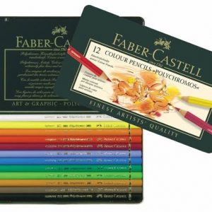Set de 12 Colores Faber Castell Polychromos