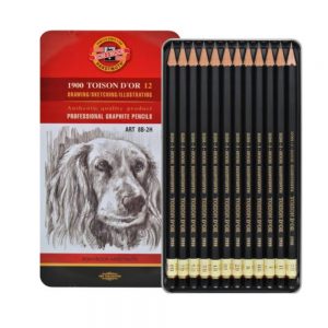 Set de 12 lápices 1900 Toison d´Or  2H-8B