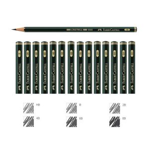 color Mid Grey impreso en dorado 12 lápices HB de grafito personalizado con nombre 
