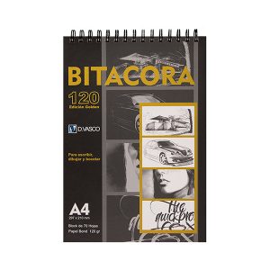 Bitácora A4 Edición Golden D.Vasco 120 gr.