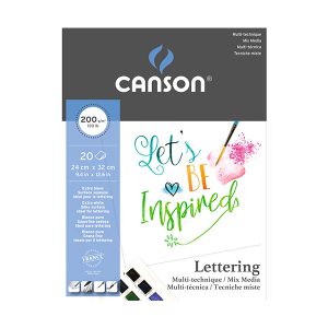 Block Lettering Canson 200 gr. 24x32cm