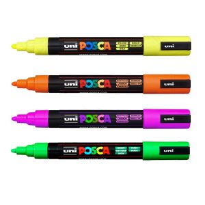 Marcadores Posca 5M Fluorescentes