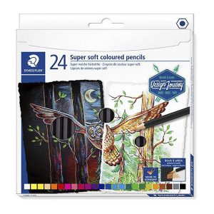 Lapices De Color Super Soft Staedtler  / 24 unidades Caja Cartón