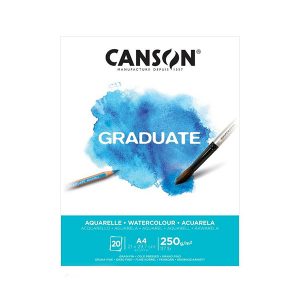 Block de Acuarela Graduate A4 20 hojas 250gr