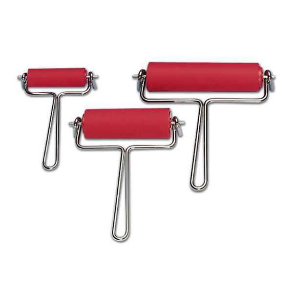 Rodillo p/ Entintar (Mango Niquelado) ABIG - Germany