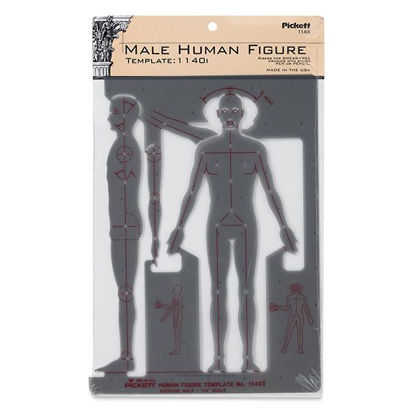 Plantilla Figura Humana Masculino Pickett U.S.A.