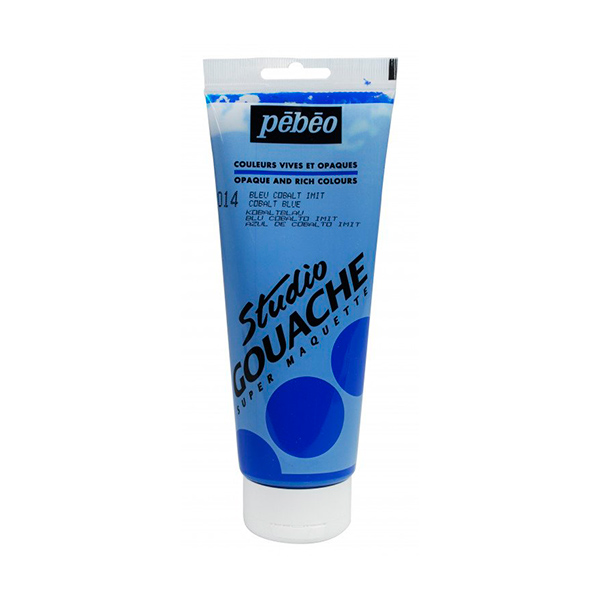 Témpera Profesional Studio Gouache Pebeo Azul Cobalto 100 ml