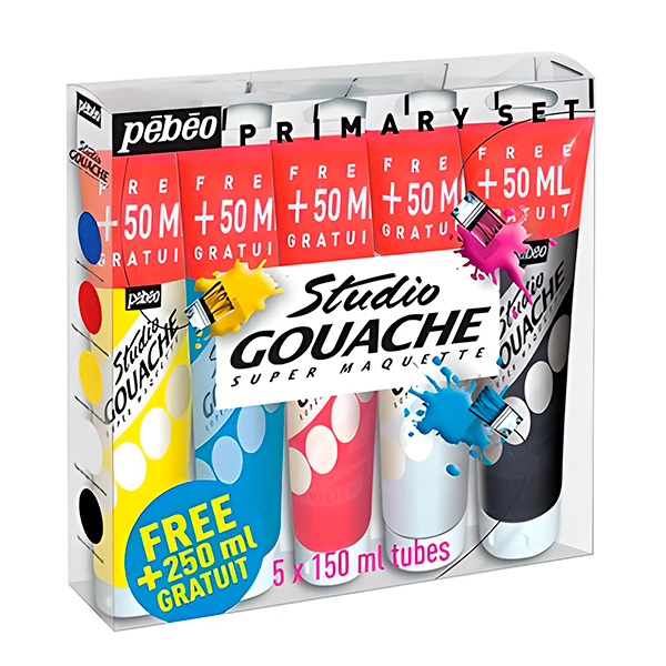 Set Témpera Profesional Pebeo x5 150 ml