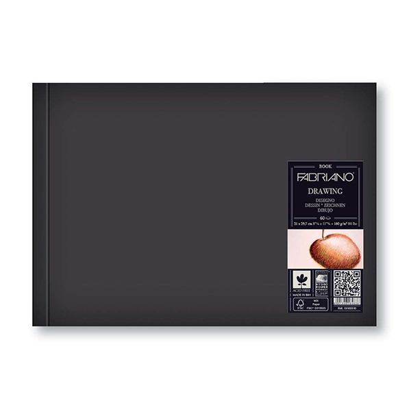 Fabriano Drawin Book Paisaje A4-160 gm. 60H Cosido