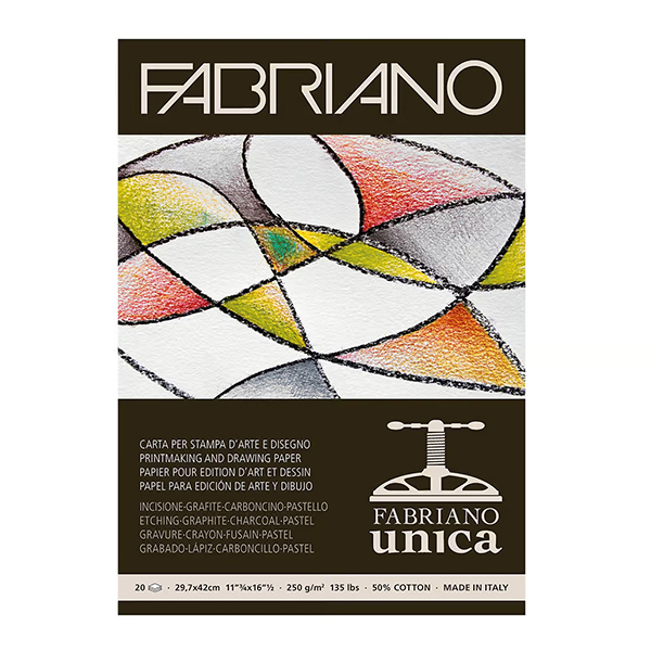 Fabriano Única p/Grabado A3 20H 250 gm