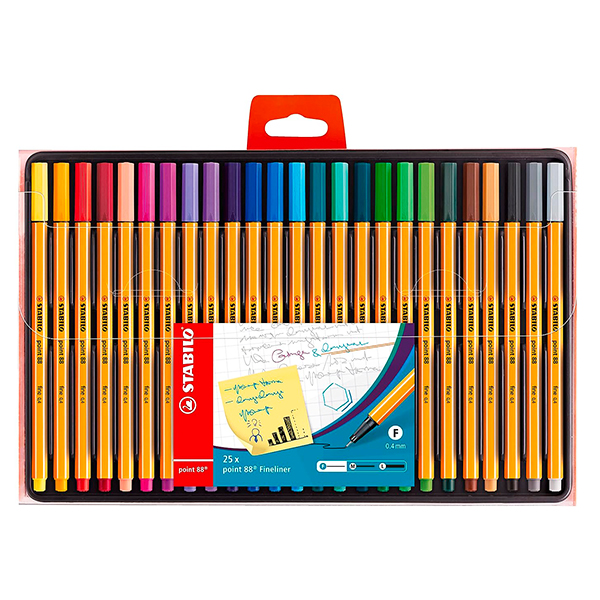 Rotulador Stabilo Point 88 x 25 und.
