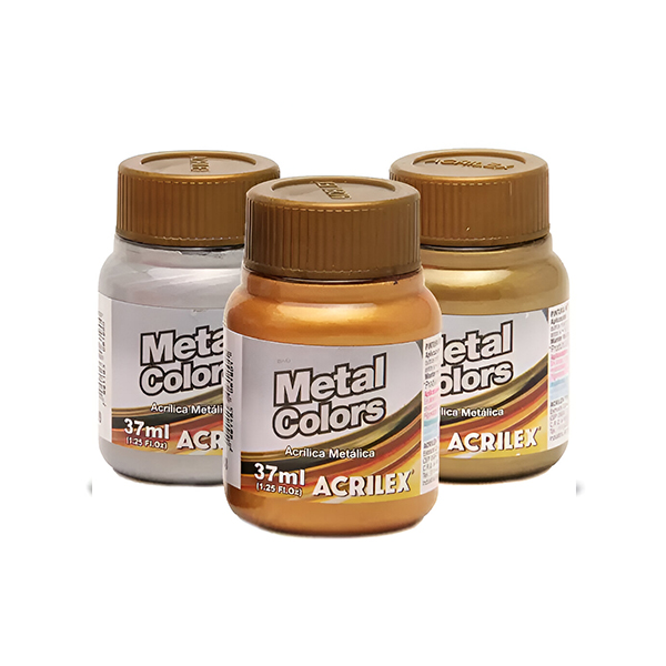 Pintura Acrílica Metalizada 37 ml Acrilex