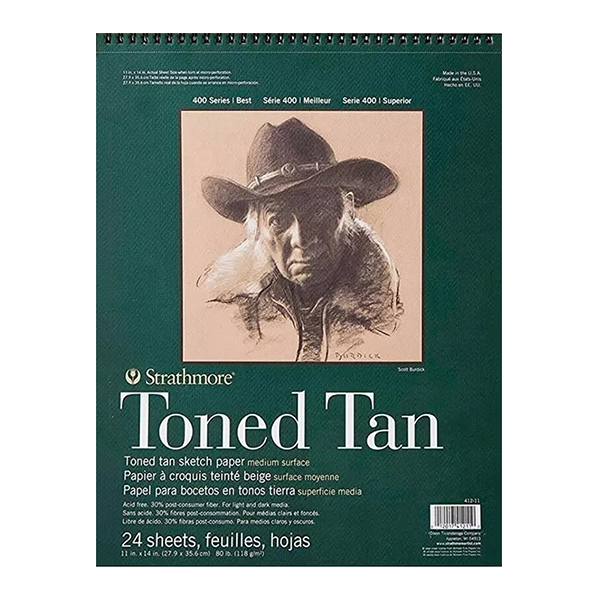 Bloc Strathmore Bronce 400 27.9 cm x 35.6 cm