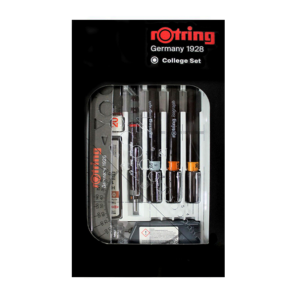 Set de Estilógrafos Rotring 0.2 - 0.4 - 0.6 (College Set)