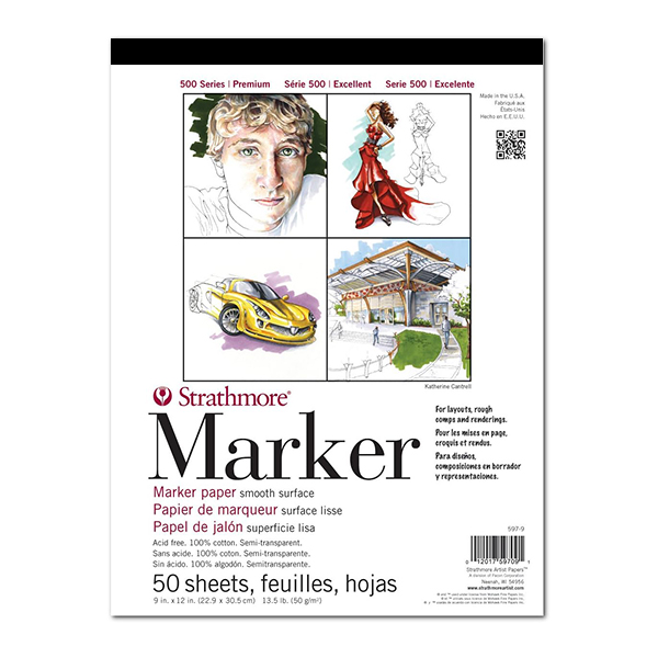Bloc Strathmore p/Marcador 500 29.7 cm x 35.5 cm