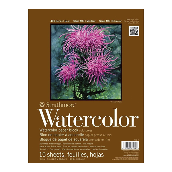 Bloc Strathmore p/Acuarela 400 27.9 cm x 38.1 cm