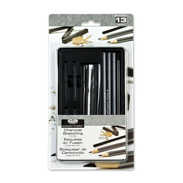 Set de Carboncillos Royal & Langnickel Essentials p/Bosquejos (13 piezas)