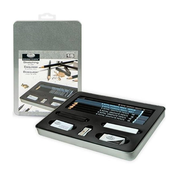 Set Royal & Langnickel Essentials p/Bosquejos (15 piezas)