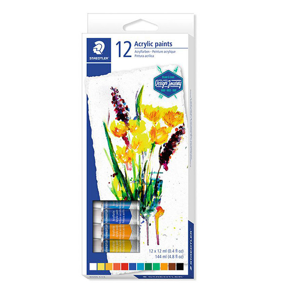 Acrílicos Staedtler 12 ml. Set x12