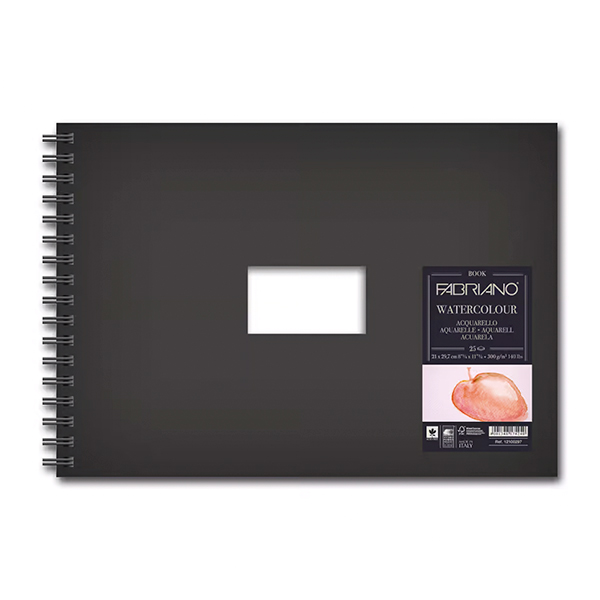 Fabriano Book p/Acuarela 25h 300g A4