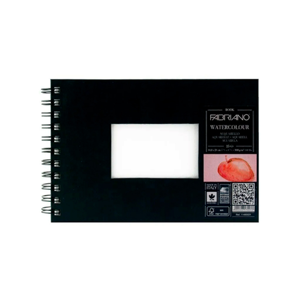 Fabriano Book p/Acuarela 25h 300g A5