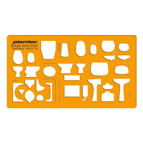 Plantilla Sanitarios 1:20 Plantec