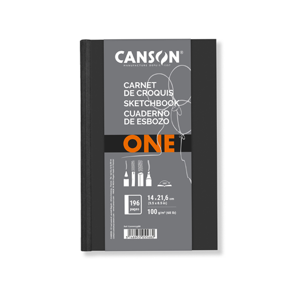 Canson® One Art Book 14X21.6 cm 100 gm. 98H