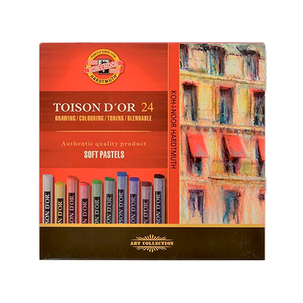 Tizas Pastel Kho-I-Noor 24 ud Redondo