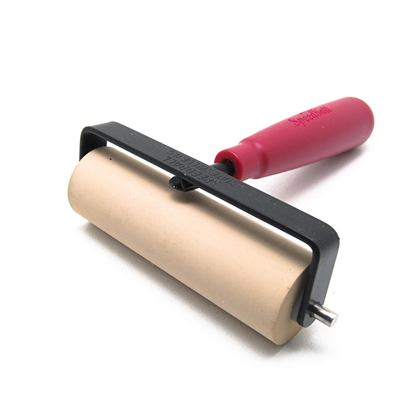 Rodillo de Caucho Speedball de 4" p/Grabado