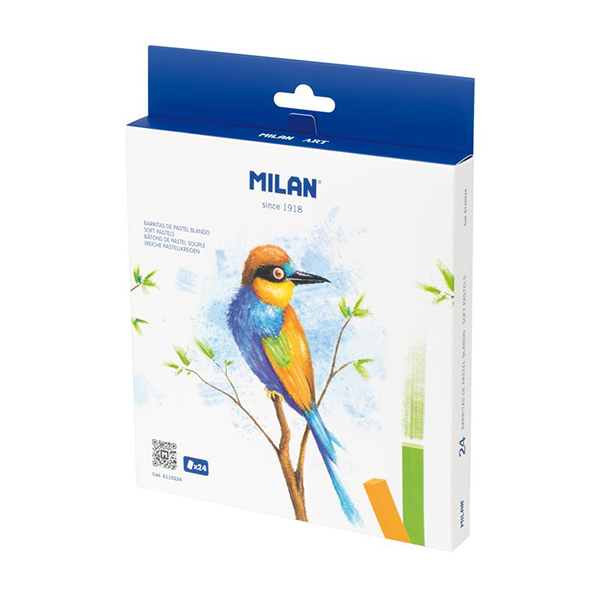 Set de 24 Tizas Pastel Milan