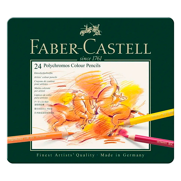 Set de 24 Colores Faber-Castell Polychromos