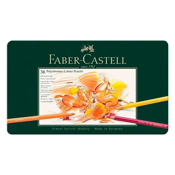 Set de 36 Colores Faber-Castell Polychromos