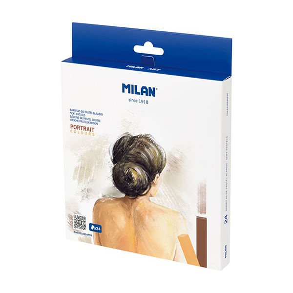 Set de 24 Tizas Pastel Milan p/Retrato