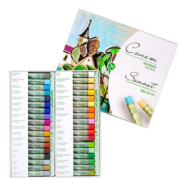 Set de 36 Óleos Pastel Sonnet