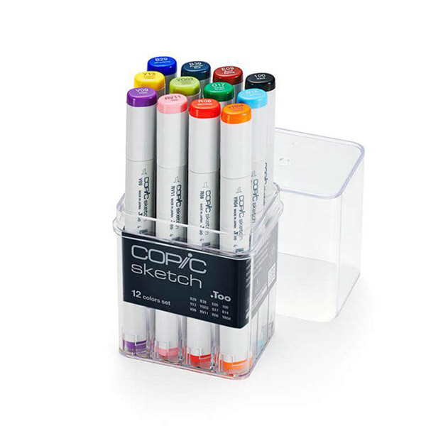 Set de Marcadores Copic Sketch 12 Colores