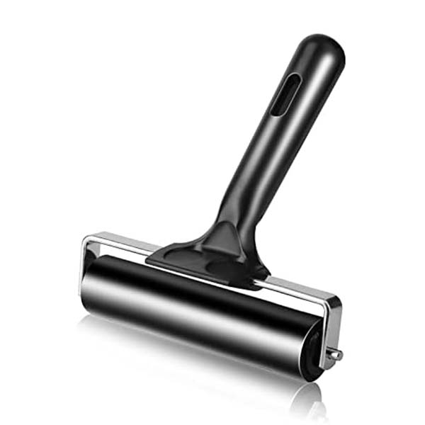 Rodillo p/Grabado Negro 15 cm