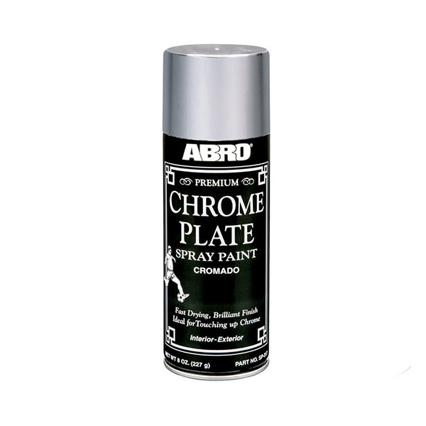 Pintura en Spray Plata Cromo Abro 400 ml.