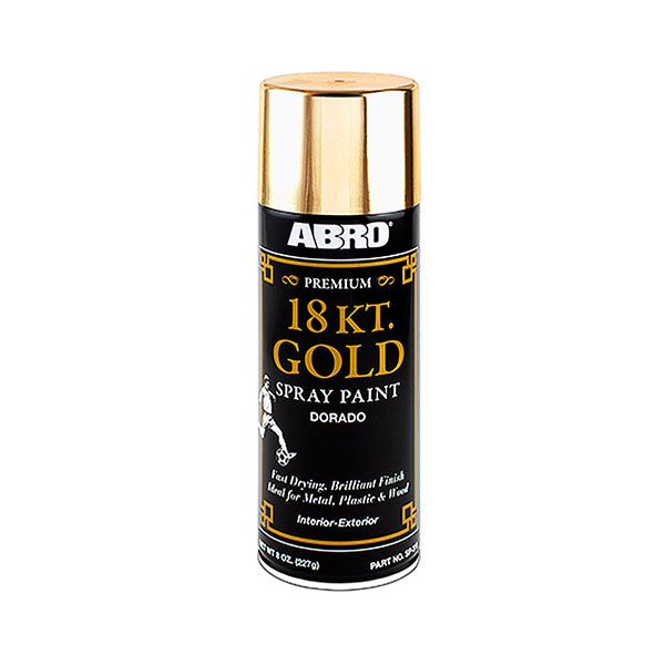 Pintura en Spray 18 kt. Oro Abro 400 ml.