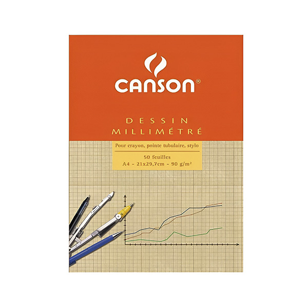 Block Milimetrado A4 Canson