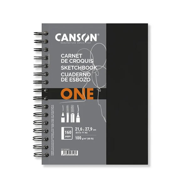 Canson® One Art Book 21.6X27.9 cm 100 gm. 80H