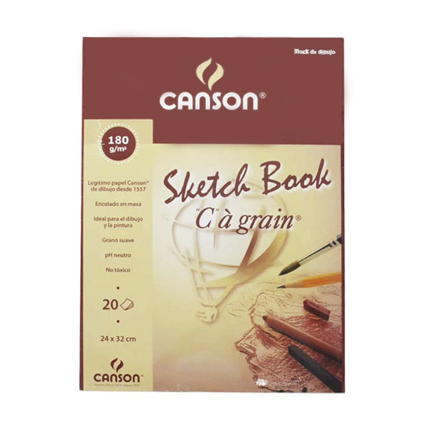 Block de Dibujo Canson "C" à grain 24 x 32 cm 180 gr.