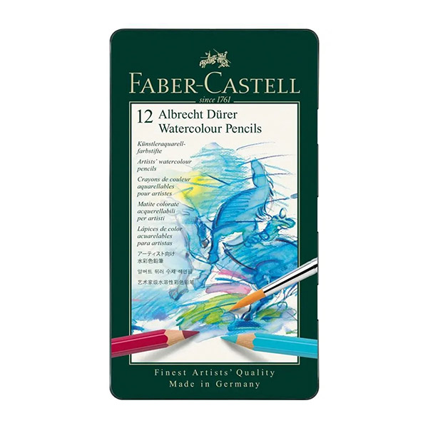 Set de 12 Lápices de Color Acuarelables Faber Castell Albrecht Durer