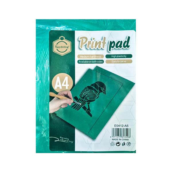 Linóleo Verde p/ Grabado KeepSmiling