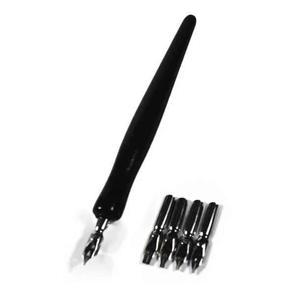 Plumilla Mango de Madera c/Repuestos