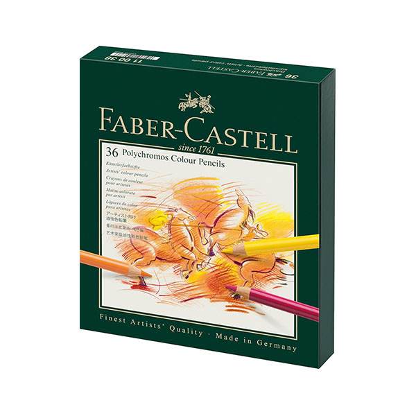 Set de 36 Lápices de Color Faber-Castell Polychromos Estudio