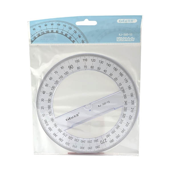 Transportador Circular Transparente de 15 cm. Cokai