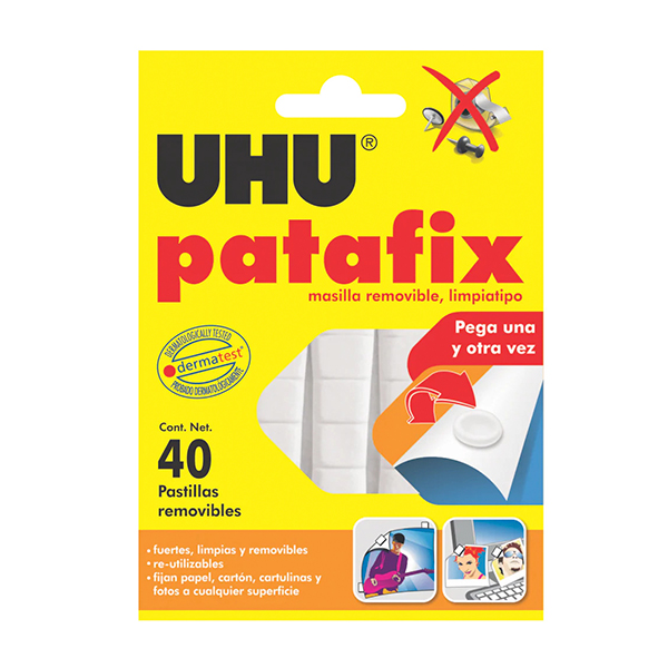 Pegamento UHU Patafix 40 Pastillas