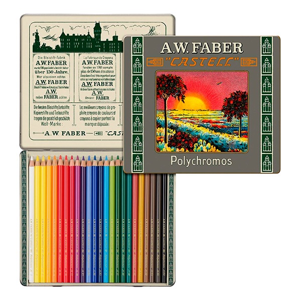 Set de 24 Lápices de Color Polychromos Faber-Castell 111 Aniversario